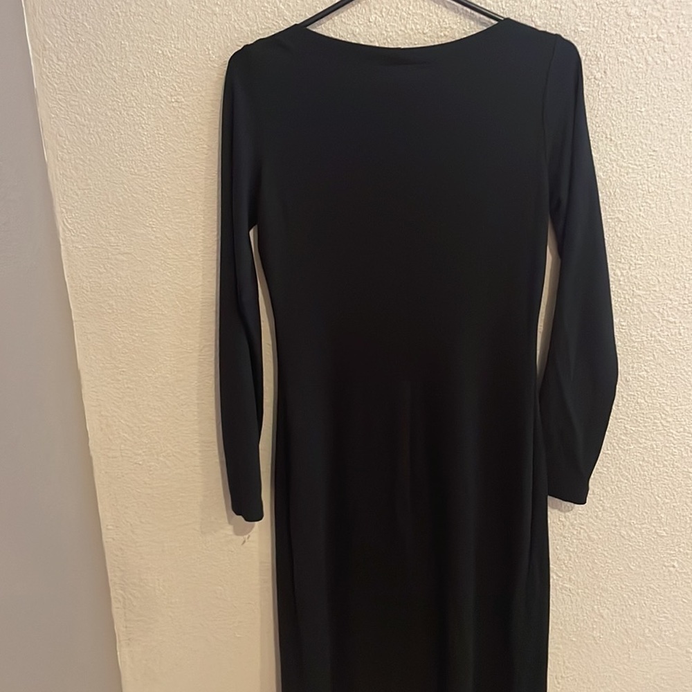 EUC LILY WOMENS MODEST DRESS ALL BLACK SIZE MEDIUM - Picture 8 of 11